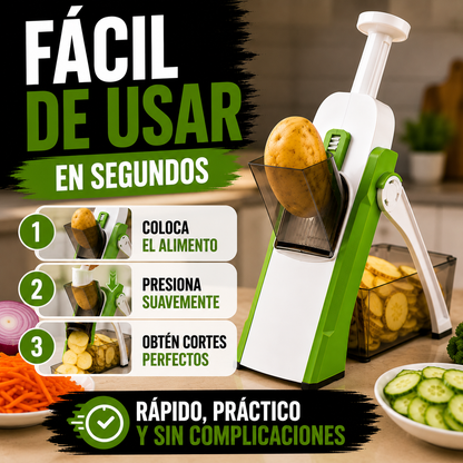 Cortador-Rallador Frutas y Vegetales+ ENVÍO GRATIS 🚚