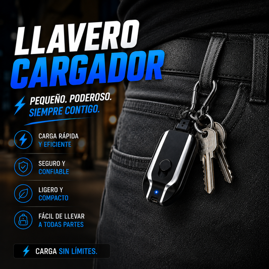 🔋 💫 ✨Mini Power Bank Llavero – Energía de Emergencia en tu Bolsillo💫 ✨+ ENVÍO GRATIS 🚚