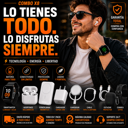 PACK X8 CONECTIVIDAD TOTAL