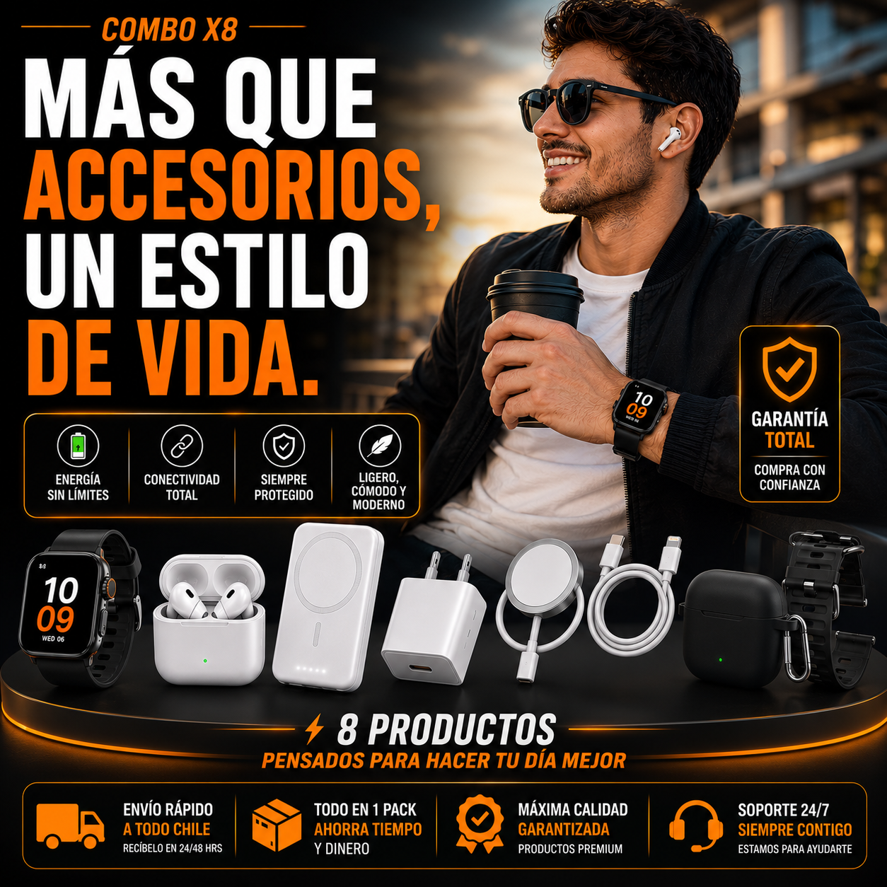 PACK X8 CONECTIVIDAD TOTAL