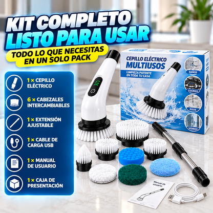 Cepillo de limpieza eléctrico multifuncional