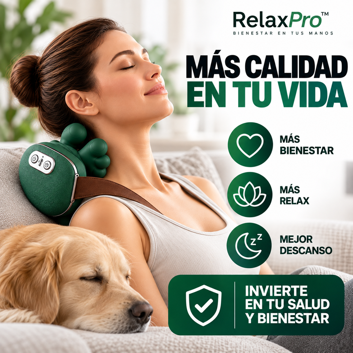 Masajeador de cuello y hombros