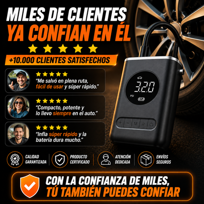 💫Inflador de Aire Portátil Recargable- Infla rápido y seguro💫 ✨+ ENVÍO GRATIS 🚚