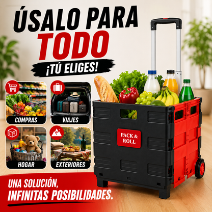 CARRITO PLEGABLE MULTIFUNCIONAL+ ENVÍO GRATIS 🚚