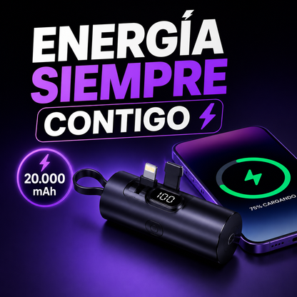 Cargador Portátil para celular tipo llavero+ ENVÍO GRATIS 🚚