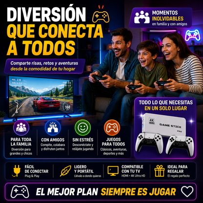 Consola Juegos RETRO GAME STICK PRO-20.000 JUEGOS+ ENVÍO GRATIS 🚚