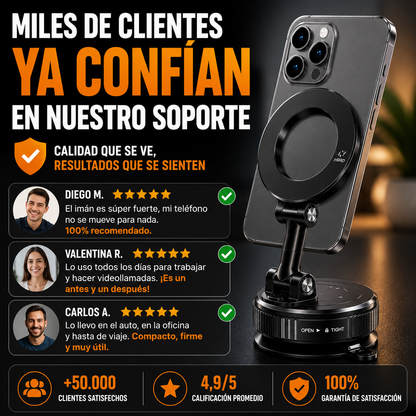 Soporte magnético celular Premium Rotativo multi propósito+ ENVÍO GRATIS 🚚