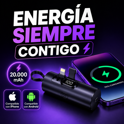 Cargador Portátil para celular tipo llavero