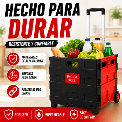 CARRITO PLEGABLE MULTIFUNCIONAL+ ENVÍO GRATIS 🚚