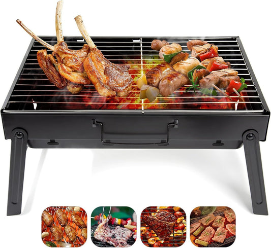 PARRILLA PORTÁTIL A CARBÓN PARA ASADOS