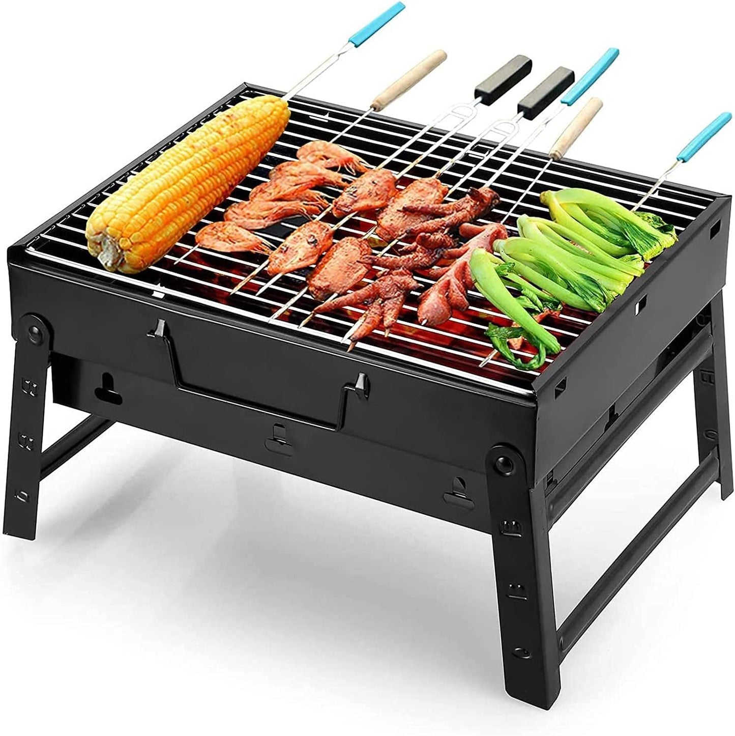 PARRILLA PORTÁTIL A CARBÓN PARA ASADOS