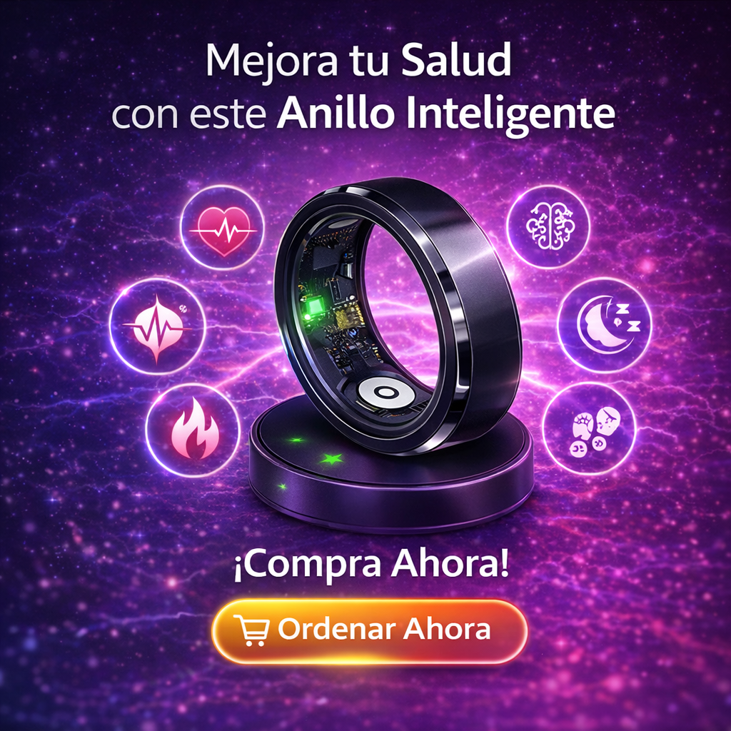Anillo Inteligente – Control de Salud y Estilo en un Solo Toque