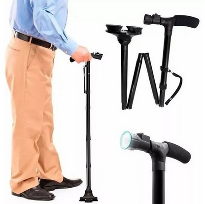 Bastón Ortopédico Retráctil Plegable