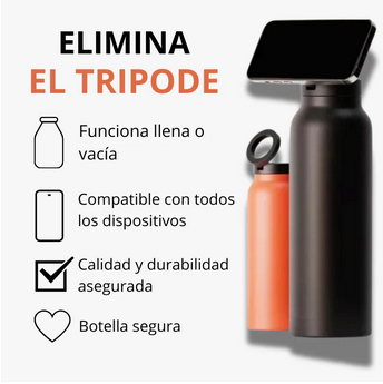 BOTELLA CON TAPA MAGNÉTICA