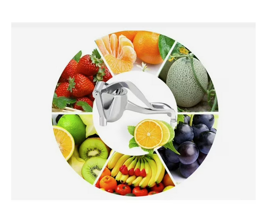 Exprimidor Manual Metálico Para Frutas Multiuso