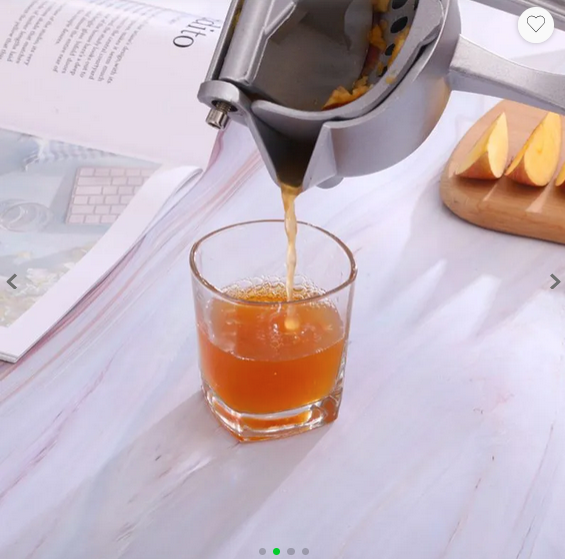 Exprimidor Manual Metálico Para Frutas Multiuso