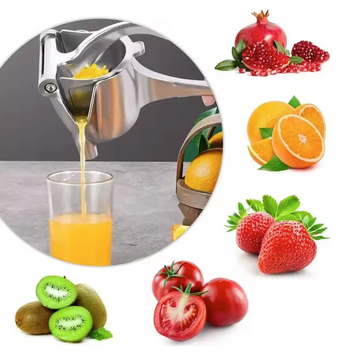 Exprimidor Manual Metálico Para Frutas Multiuso