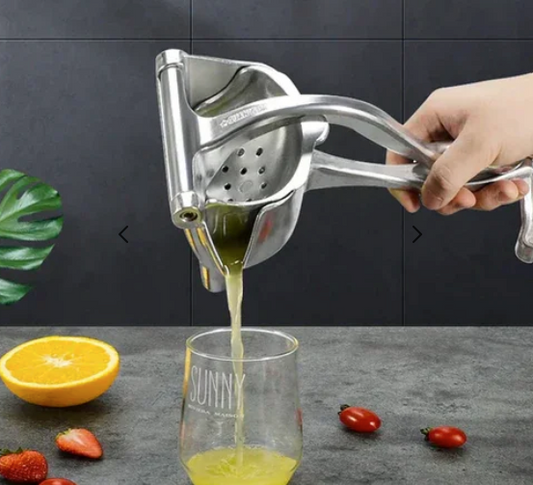 Exprimidor Manual Metálico Para Frutas Multiuso