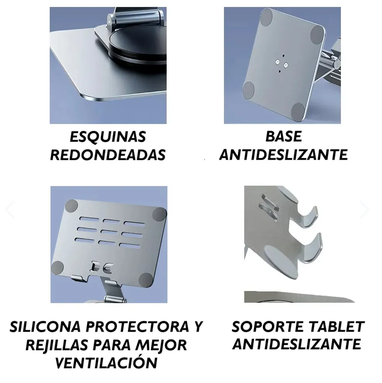 Soporte Ajustable para iPad y Tablet