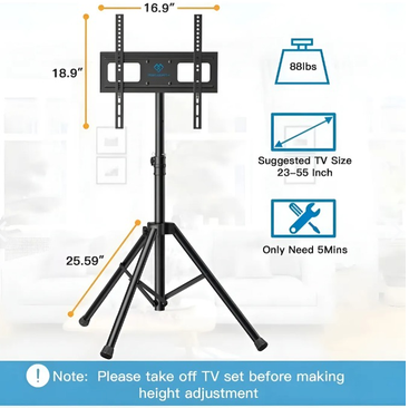 Base Trípode Pedestal Tv 32 A 55 Pulgada