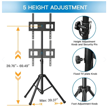 Base Trípode Pedestal Tv 32 A 55 Pulgada