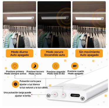 luz led barra sensor mov.40cm