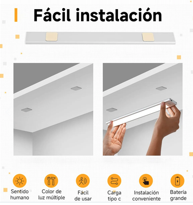 luz led barra sensor mov.40cm
