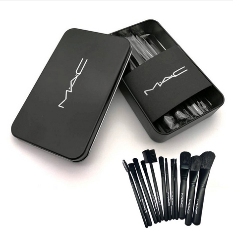 12 Pcs MAC Makeup Brushes