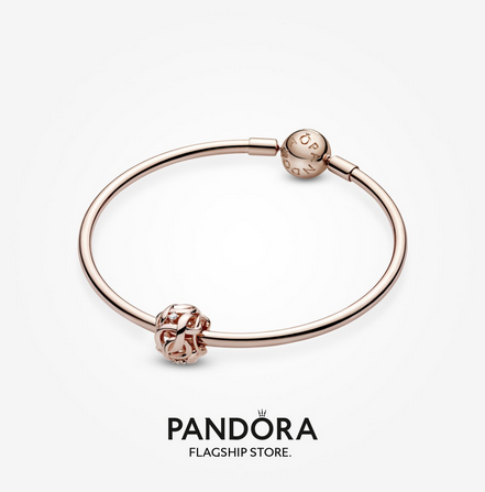 Pandora Encanto De Plata 14k Oro Rosa Chapado