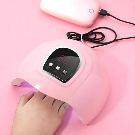 54W Lámpara UV Manicura 18 LEDS Secador De Uñas USB Para Esmalte De Gel Sensor Automático