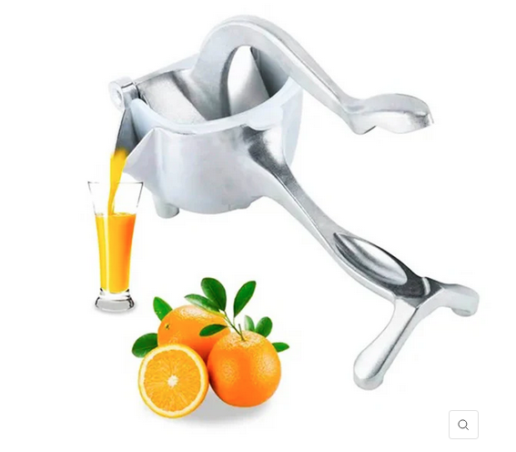 Exprimidor Manual Metálico Para Frutas Multiuso