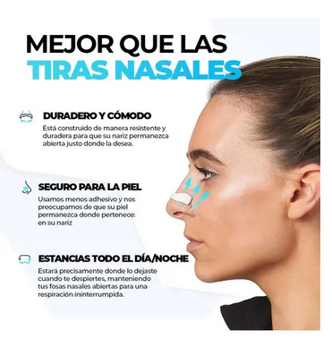 Banda Nasal Magnetica | Respira Mejor, Adiós Ronquidos | KIT COMPLETO