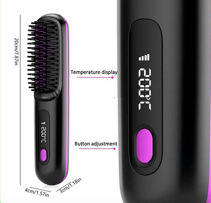 Cepillo Alisador Recargable