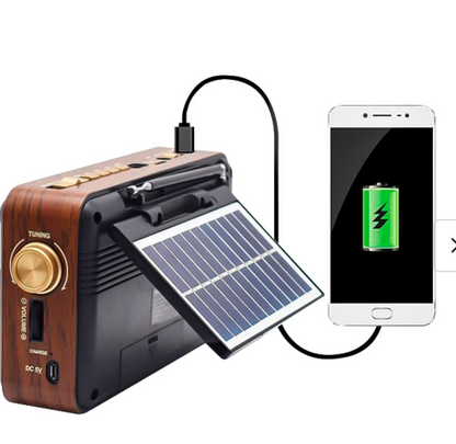 RADIO PORTATIL RETRO AM/FM BLUETOOTH