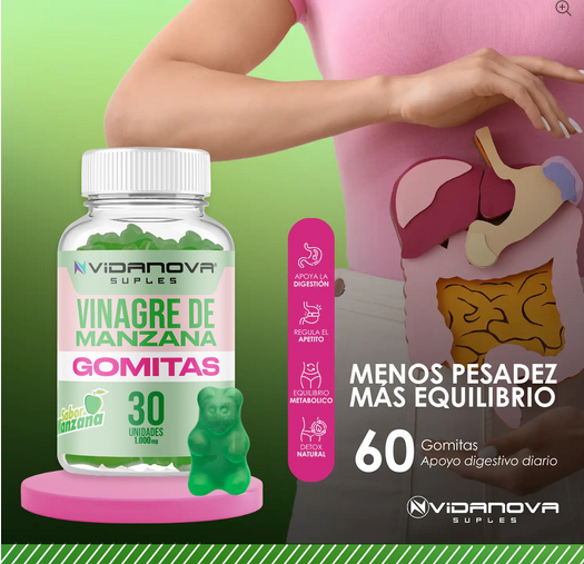 Verano Gomitas Vinagre De Manzana 1000mg