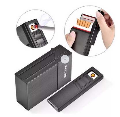 Cigarrera Con Encendedor Incluido