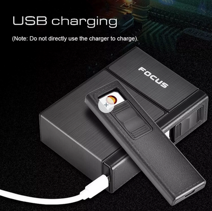 Cigarrera Con Encendedor Incluido