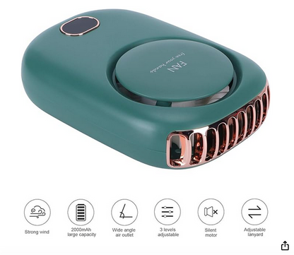 Ventilador Recargable Colgante