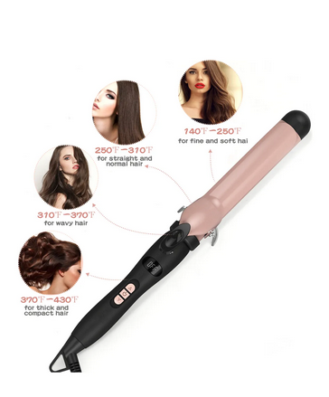 Rizador de 1 pulgada con barril de revestimiento de cerámica