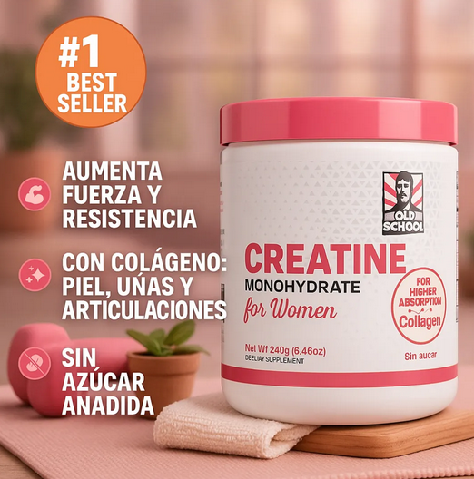 Creatina Monohidratada Old School Original Americano