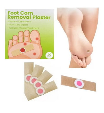 20 Parches Removedor De Callos Y Verrugas Alivia Dolor Sin Aroma