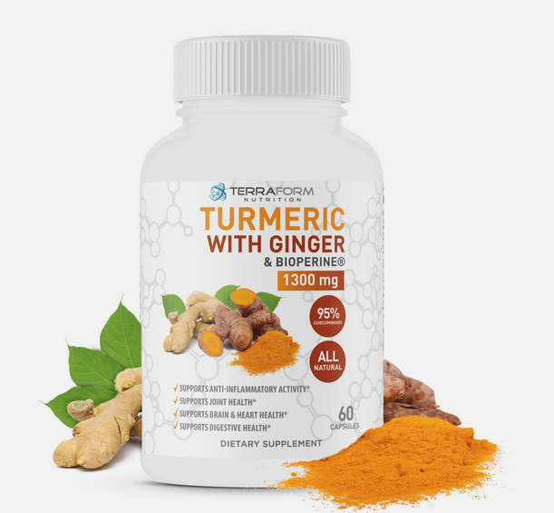 Curcuma Turmeric con pimienta negra 60 capsulas