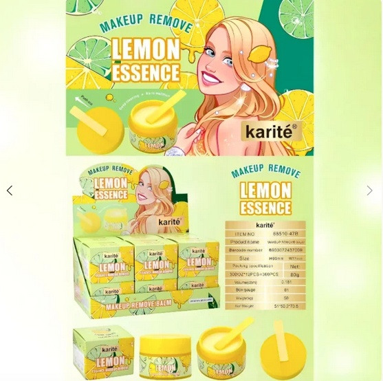 Desmaquillante En Crema Limon Karite