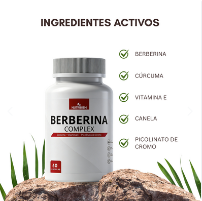 Berberina suplemento paramantener niveles normales de glucosa