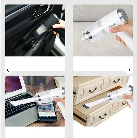 Mini Aspiradora Recargable Potente Portatil