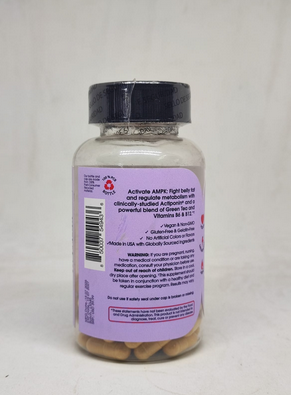 1 Botella Lemme Burn, Quema Grasa, Activa Metabolismo Y Eleva Energía, 60 Cápsulas.