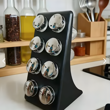 Especiero Magnético de 12 Frascos