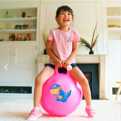 🦘 PELOTA SALTARINA INFANTIL DE GOMA 55 CM