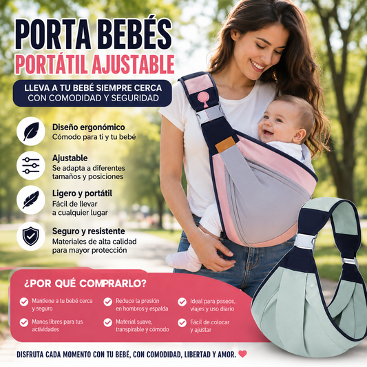Portabebés ergonómico