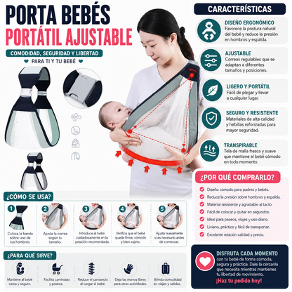 Portabebés ergonómico